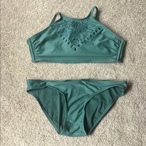 Xhilaration Green Bikini Set